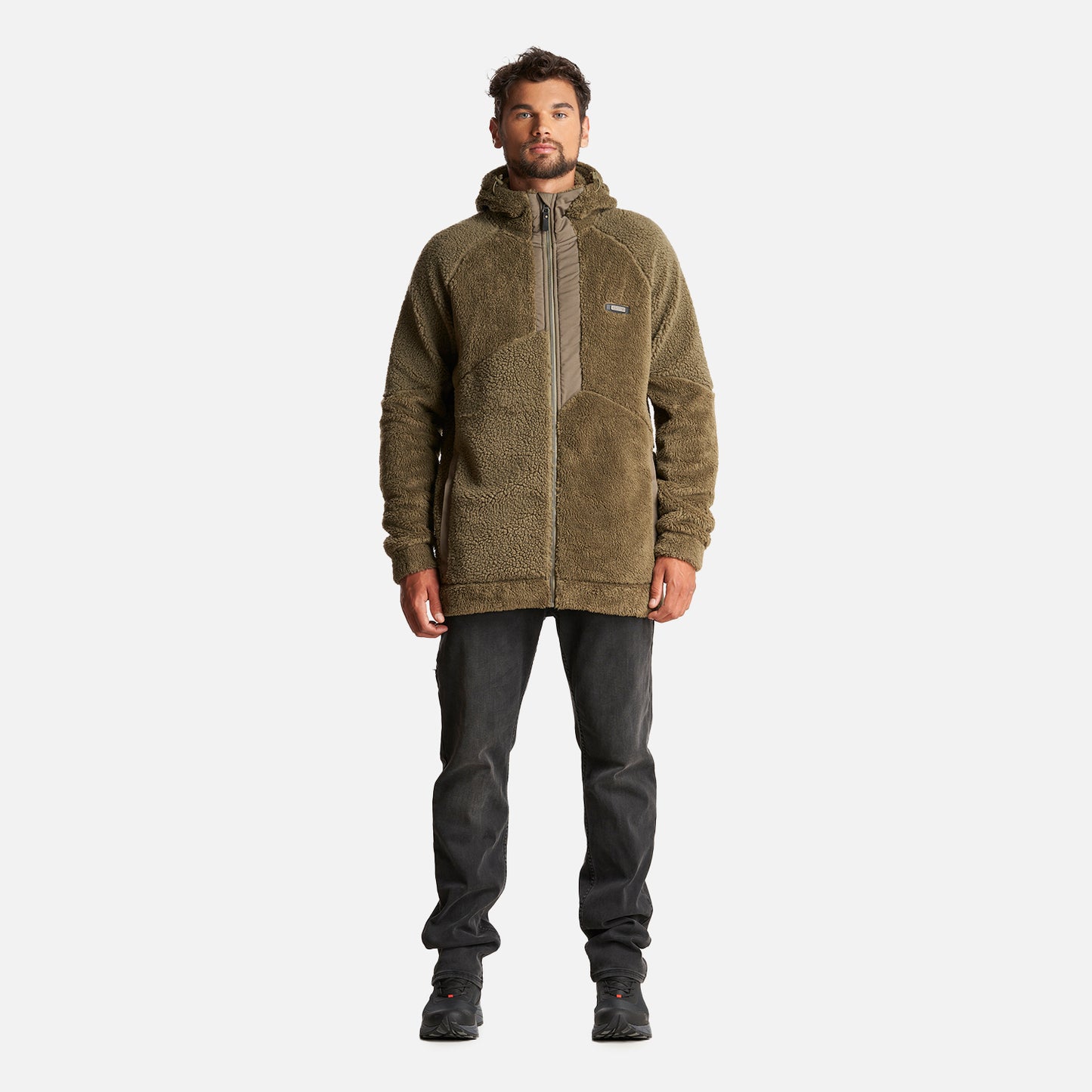 Chaqueta Hombre Bear Shaggy-Pro Hoody Jacket Verde Militar Lippi