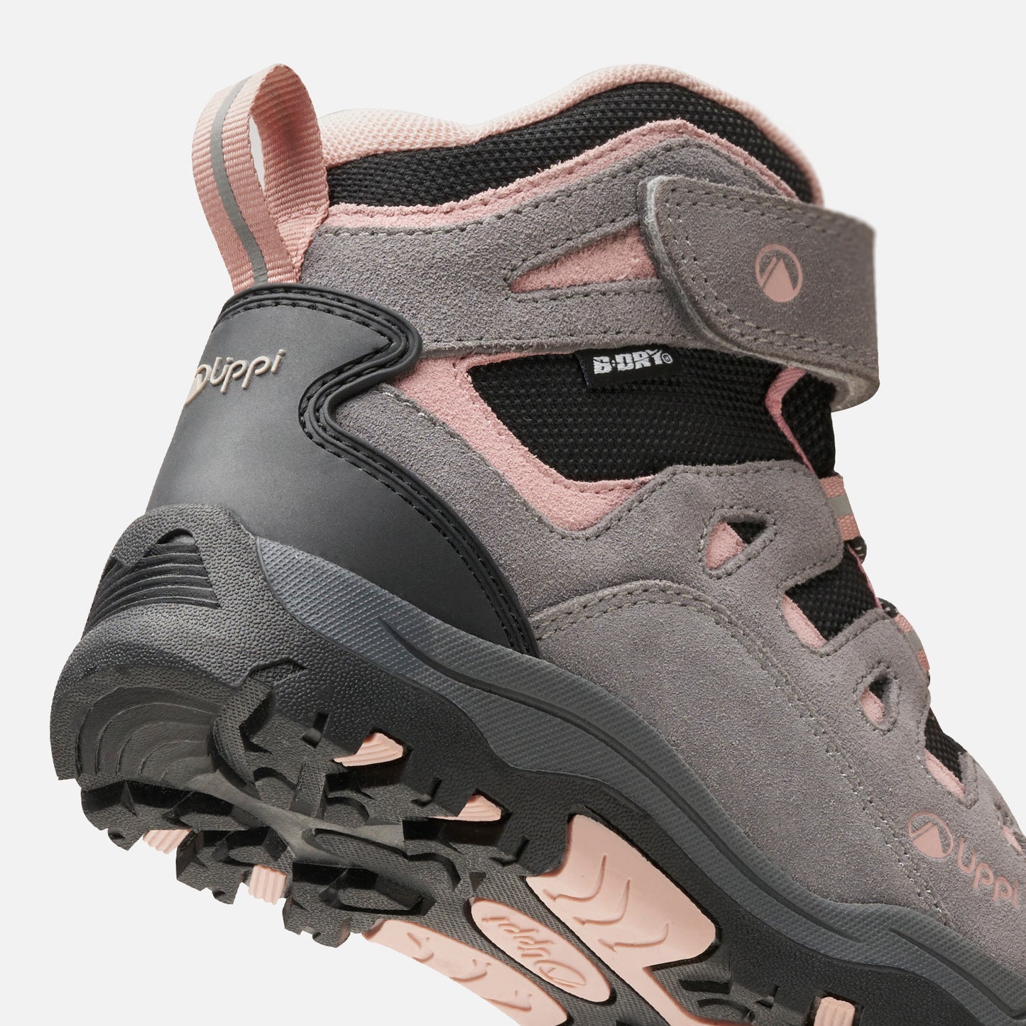 Botín Niña Puelo CS HI Velcro Gris Damasco Lippi