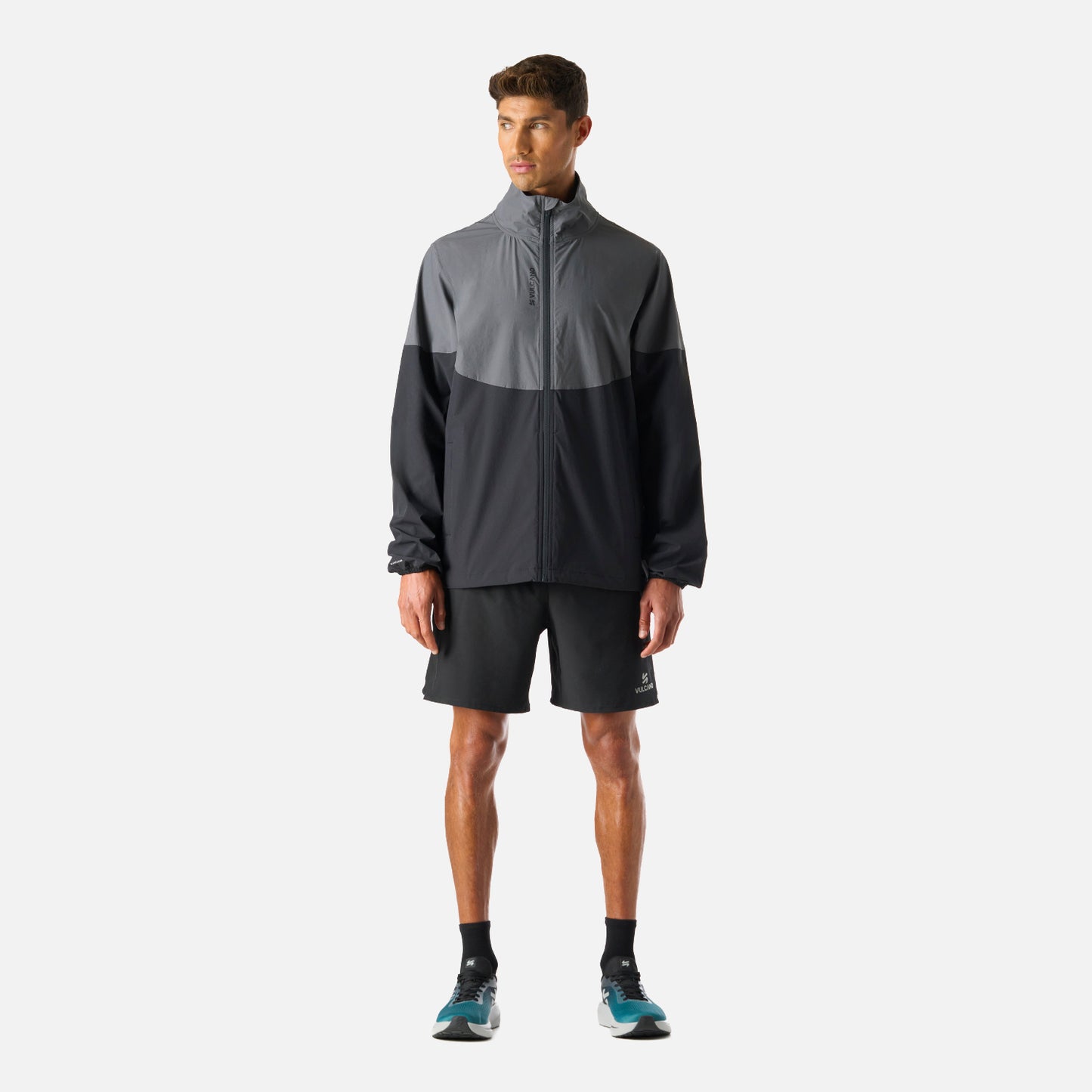 Chaqueta Hombre Tempo Full Zip Windbreaker Jacket Negro Vulcano