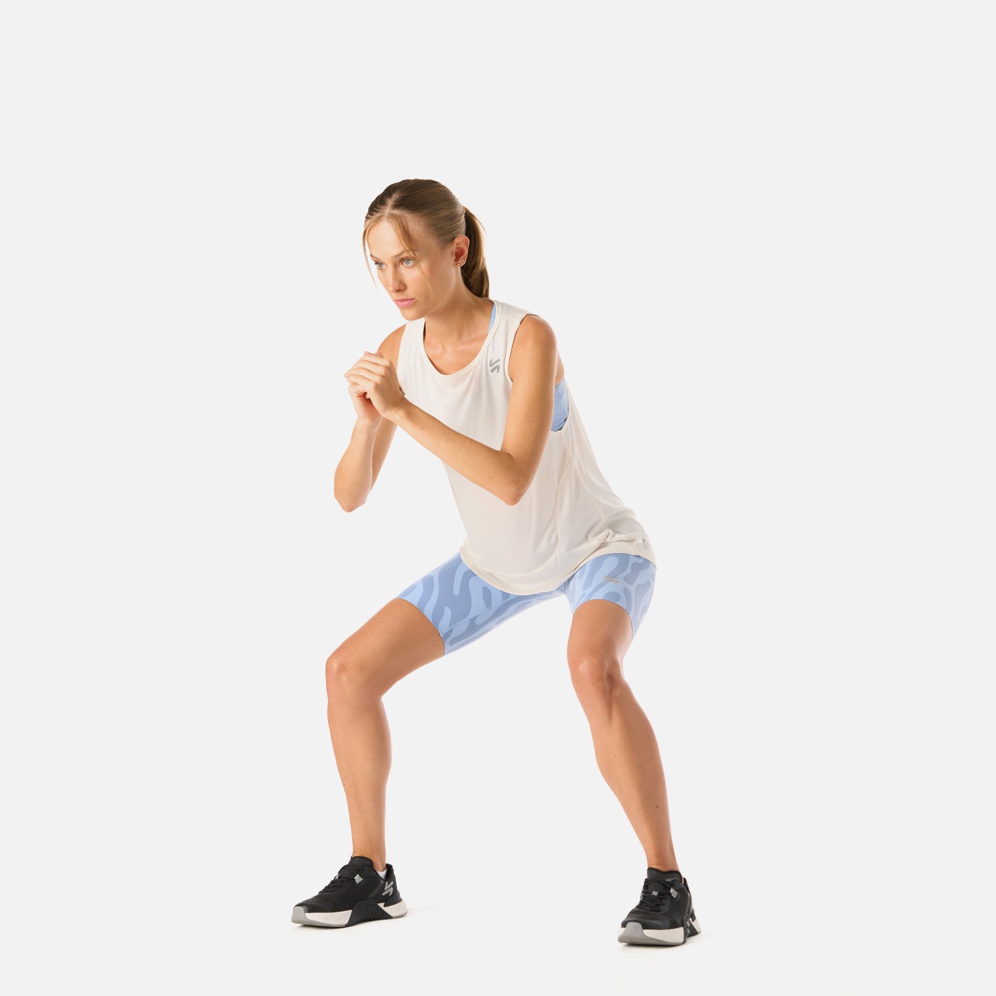 Polera Mujer Tempo Tank Top Blanco Vulcano