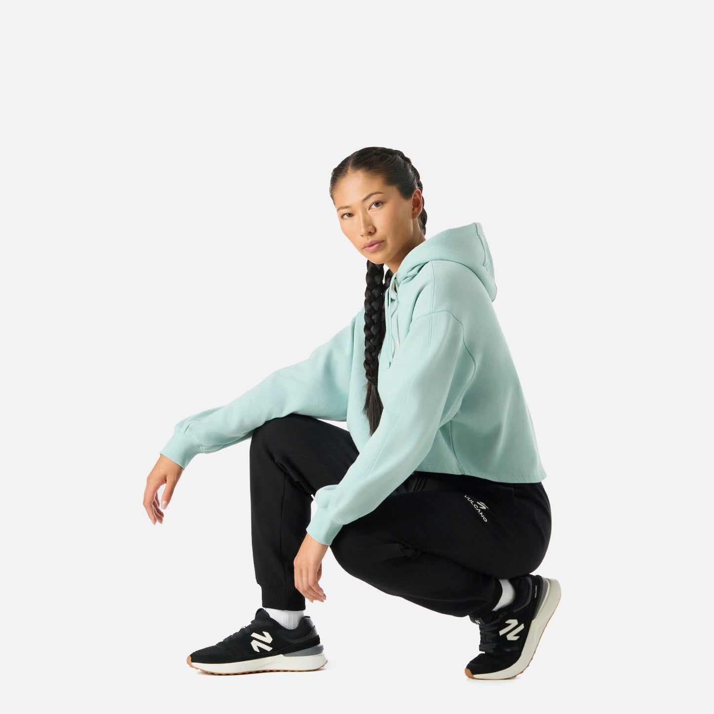 Polerón Mujer Cool Down Sweatshirt Hoody Jade Vulcano