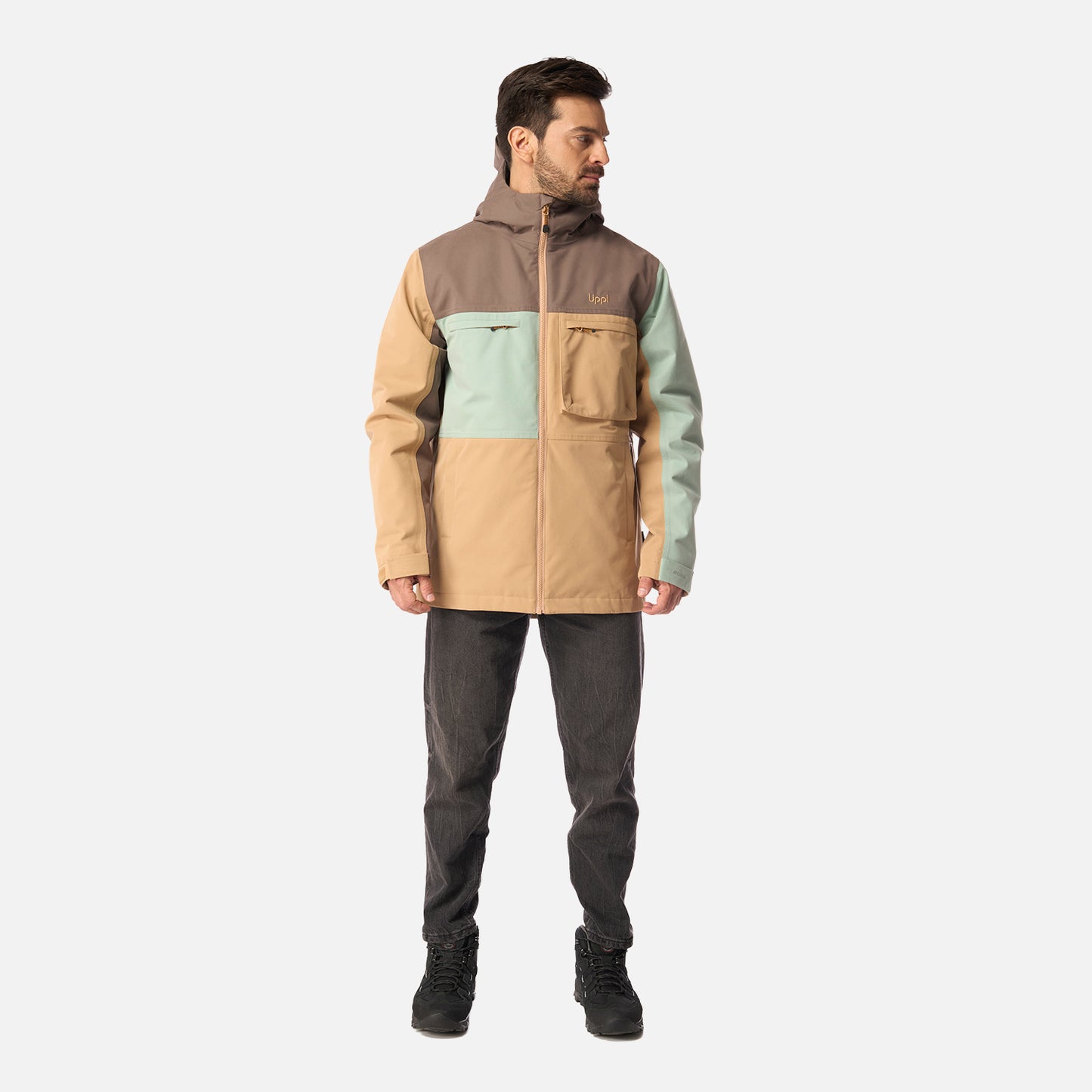 Chaqueta Hombre Citizen Warm B-Dry Hoody Jacket Camel Lippi
