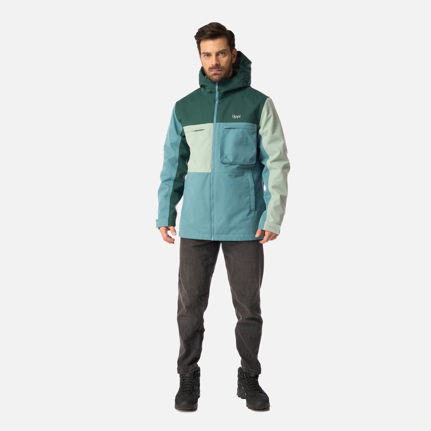 Chaqueta Hombre Citizen Warm B-Dry Hoody Jacket Petroleo Lippi