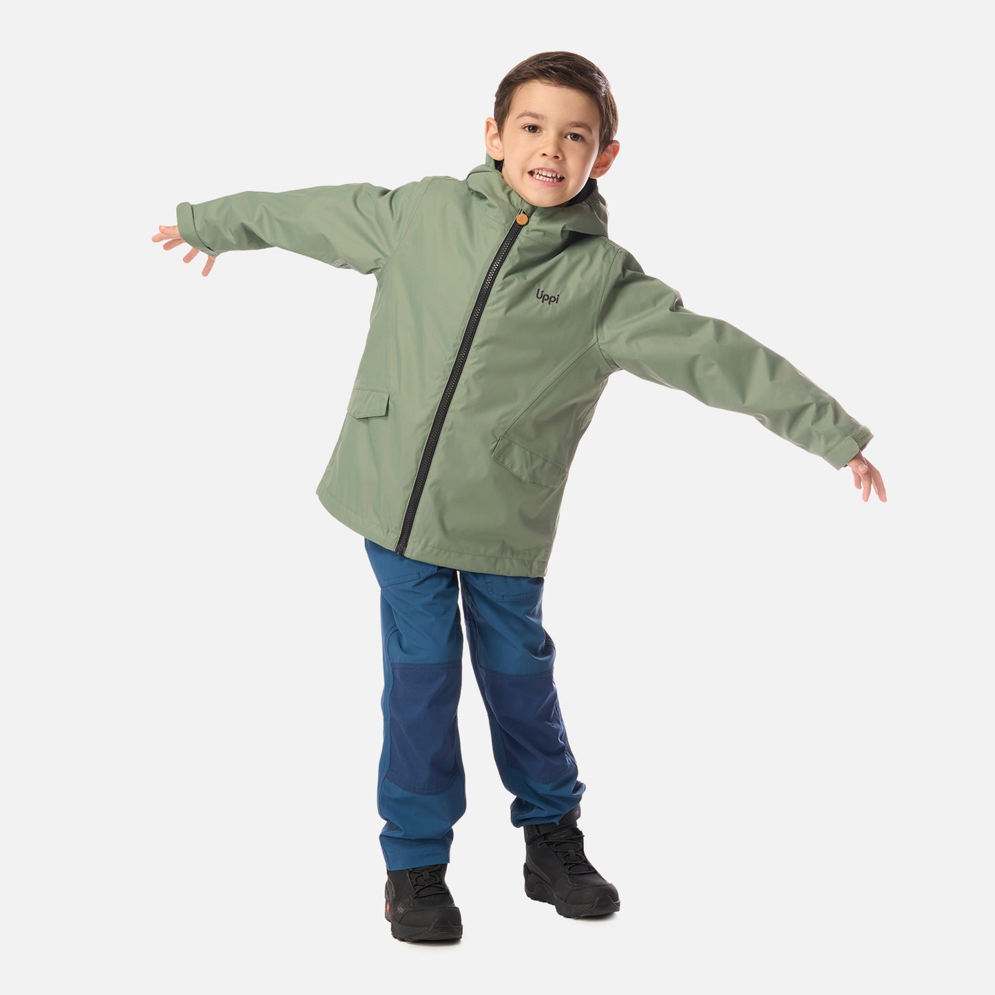 Chaqueta Niño Snowball Fusion-3 Hoody Jacket Jade Oscuro Lippi