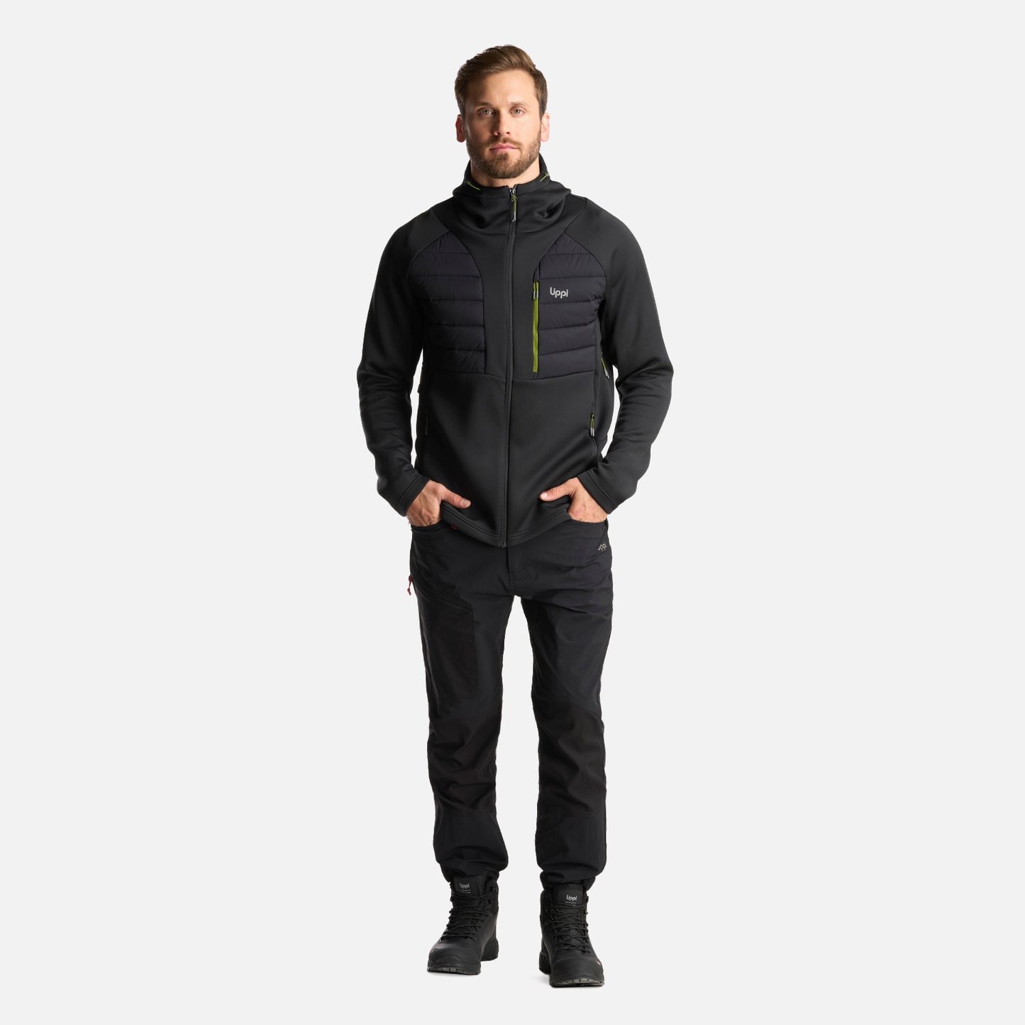 Chaqueta Hombre ColdMove WindBreaker SteamPro Hoody Jacket Negro Lippi