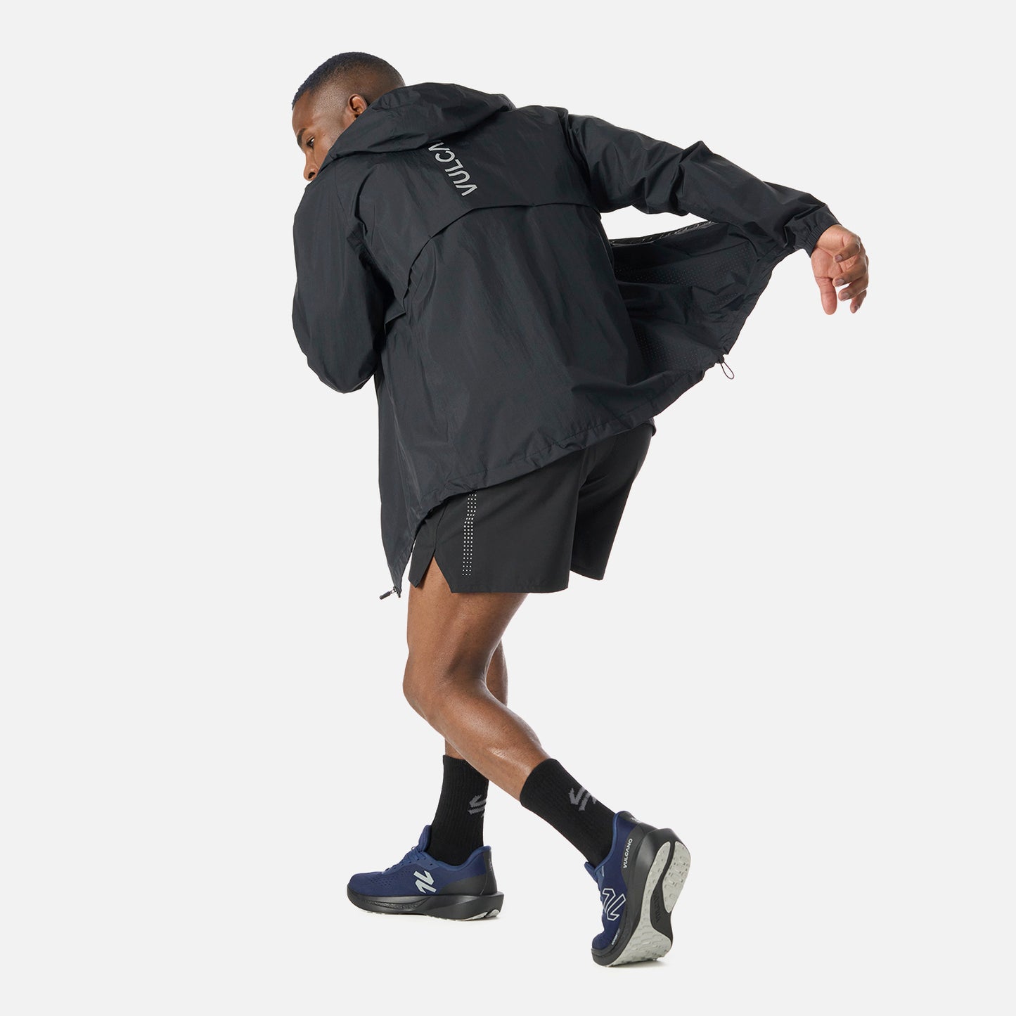 Chaqueta Hombre Built To Move Waterproof Jacket Negro Vulcano