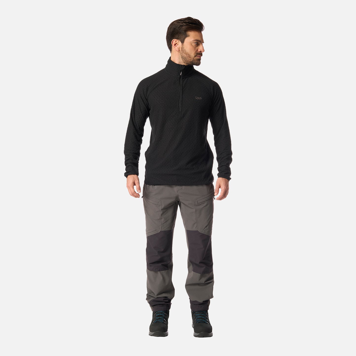 Pantalón Hombre Wollaston Mountain Q-Dry Regular Fit Pants Gris Medio Lippi