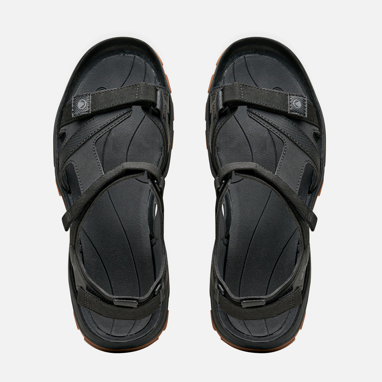 Sandalia Hombre Go Out Negro / Goma Lippi