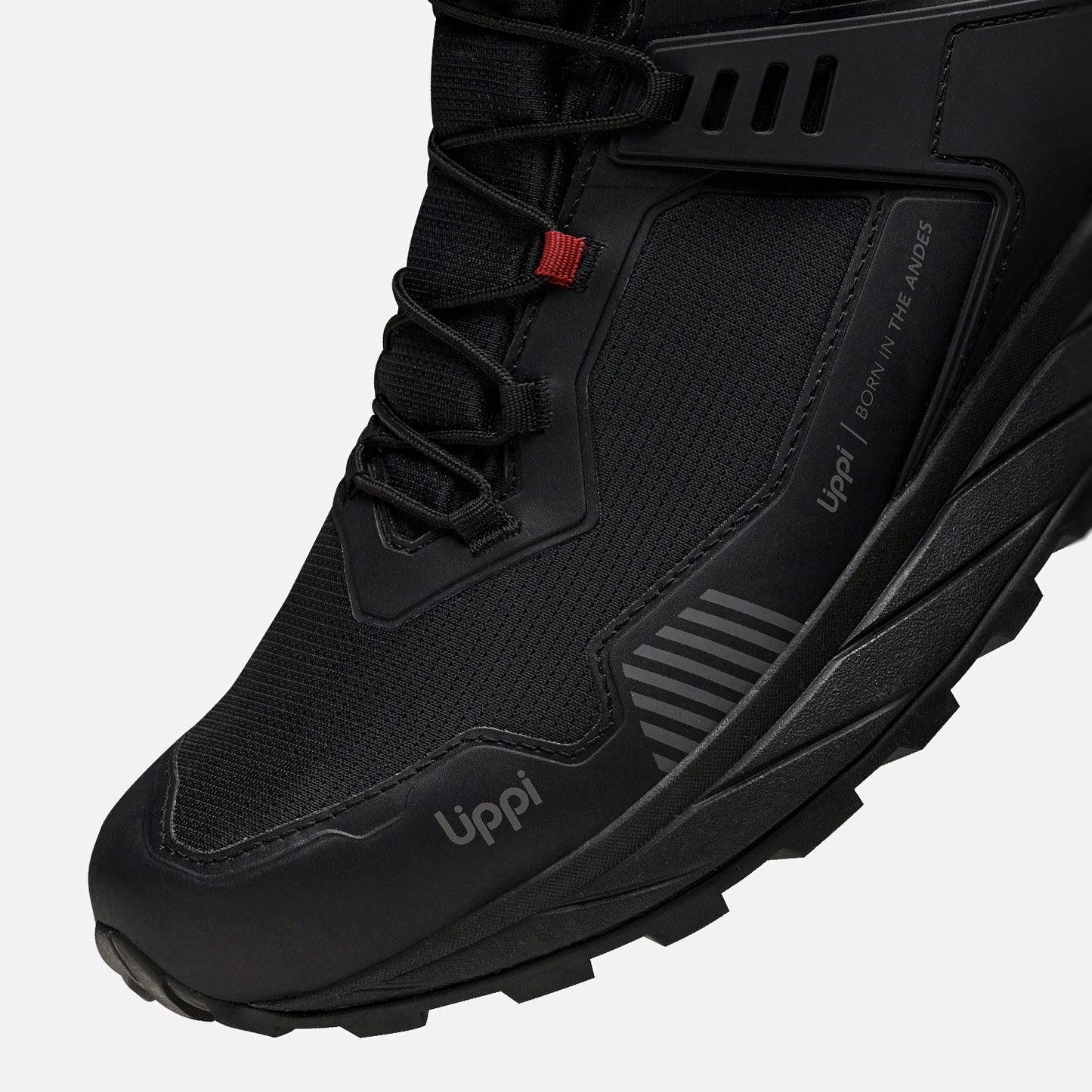 Zapatilla Hombre Atlas Mid Negro / Rojo Lippi