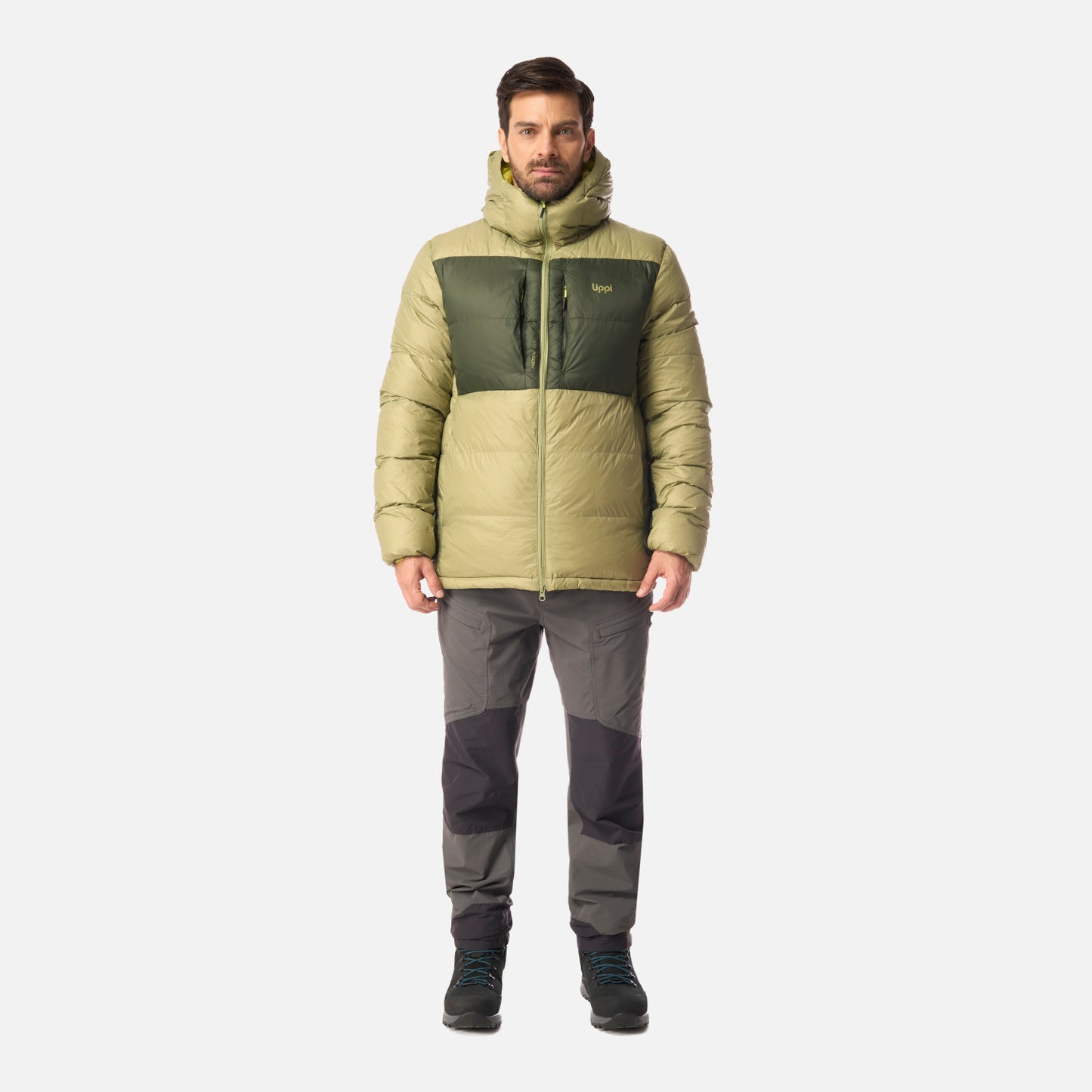 Chaqueta Hombre Reichert Down Hoody Jacket Verde Lippi