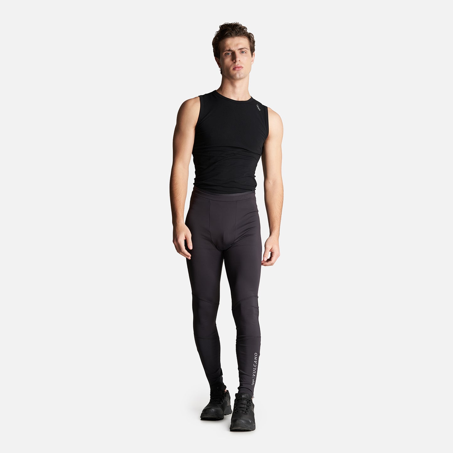 Calza Hombre B- Fast Trail Leggings Grafito Lippi