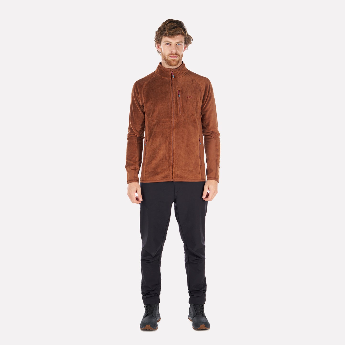 Poleron Hombre Numan Shaggy-Pro Jacket Ladrillo Lippi