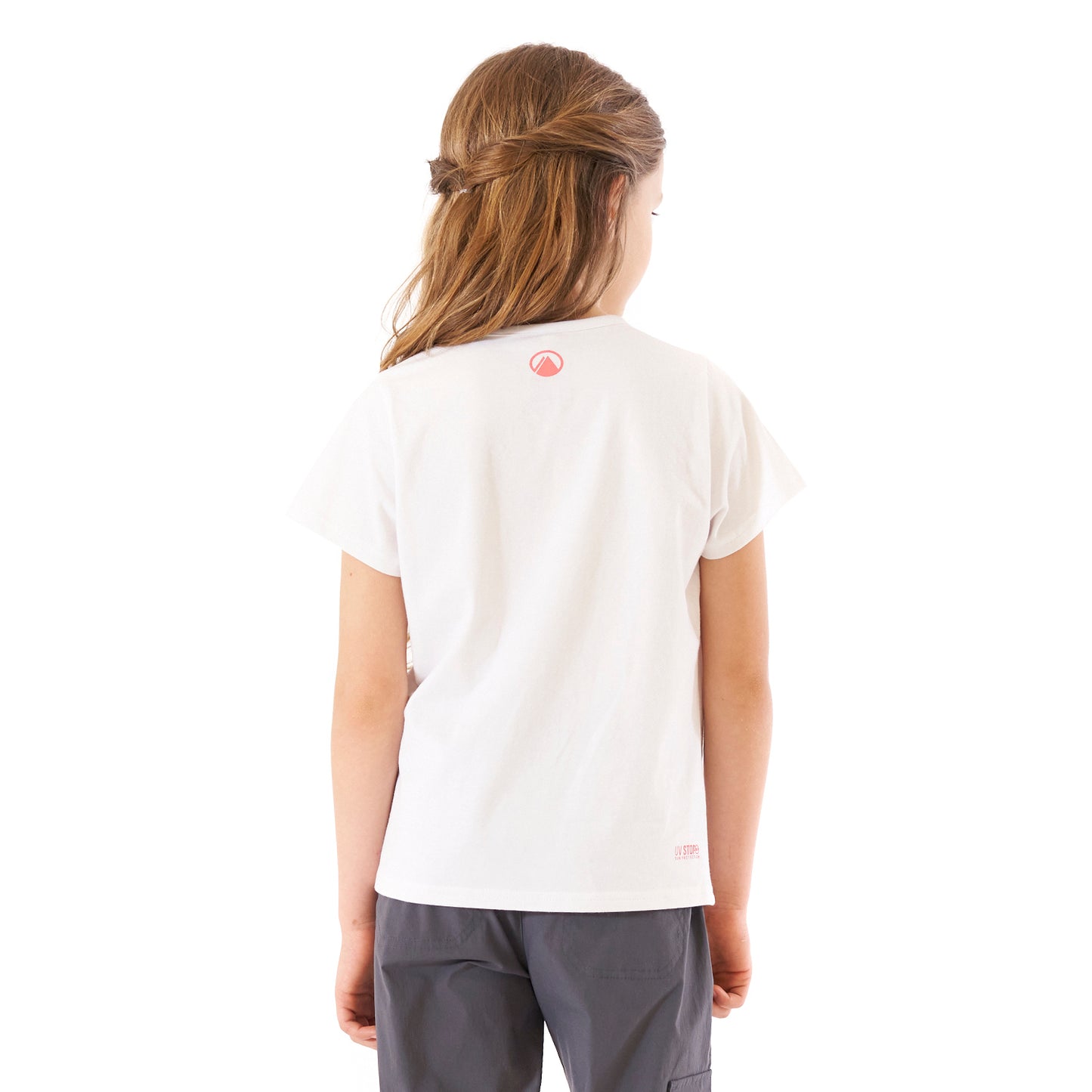 Polera Niña Country UV-Stop T-Shirt Blanco Lippi