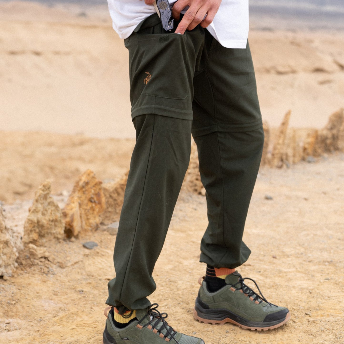 Pantalón Hombre Tronco Verde Militar Haka Honu
