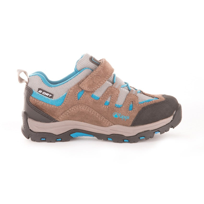 Zapato Niño Puelo CS Low Velcro Café Azul Lippi