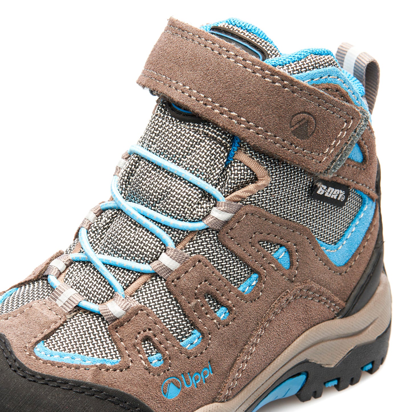 Botín Hombre Puelo Cs Hi Velcro Cafe / Azul Lippi