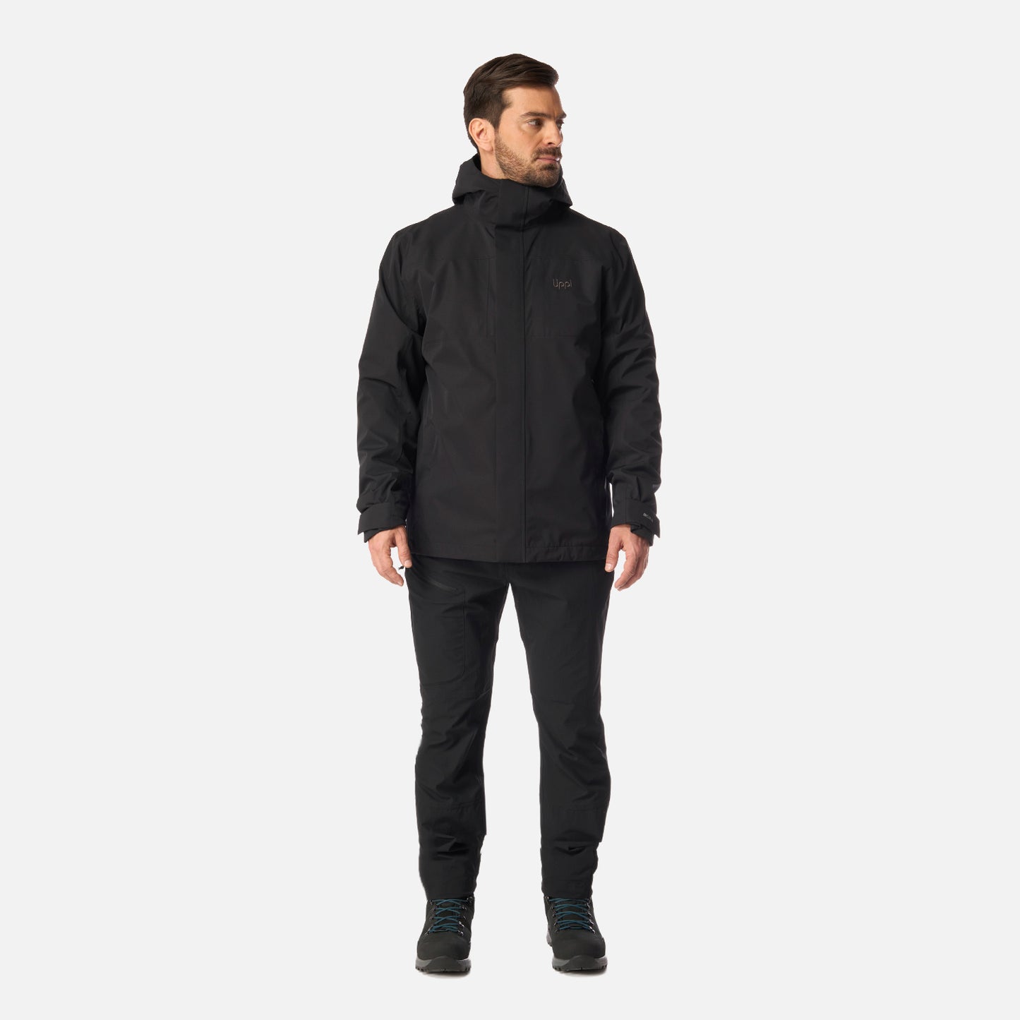 Chaqueta Hombre Tres Cruces Fusion-3 Hoody Jacket Negro Lippi