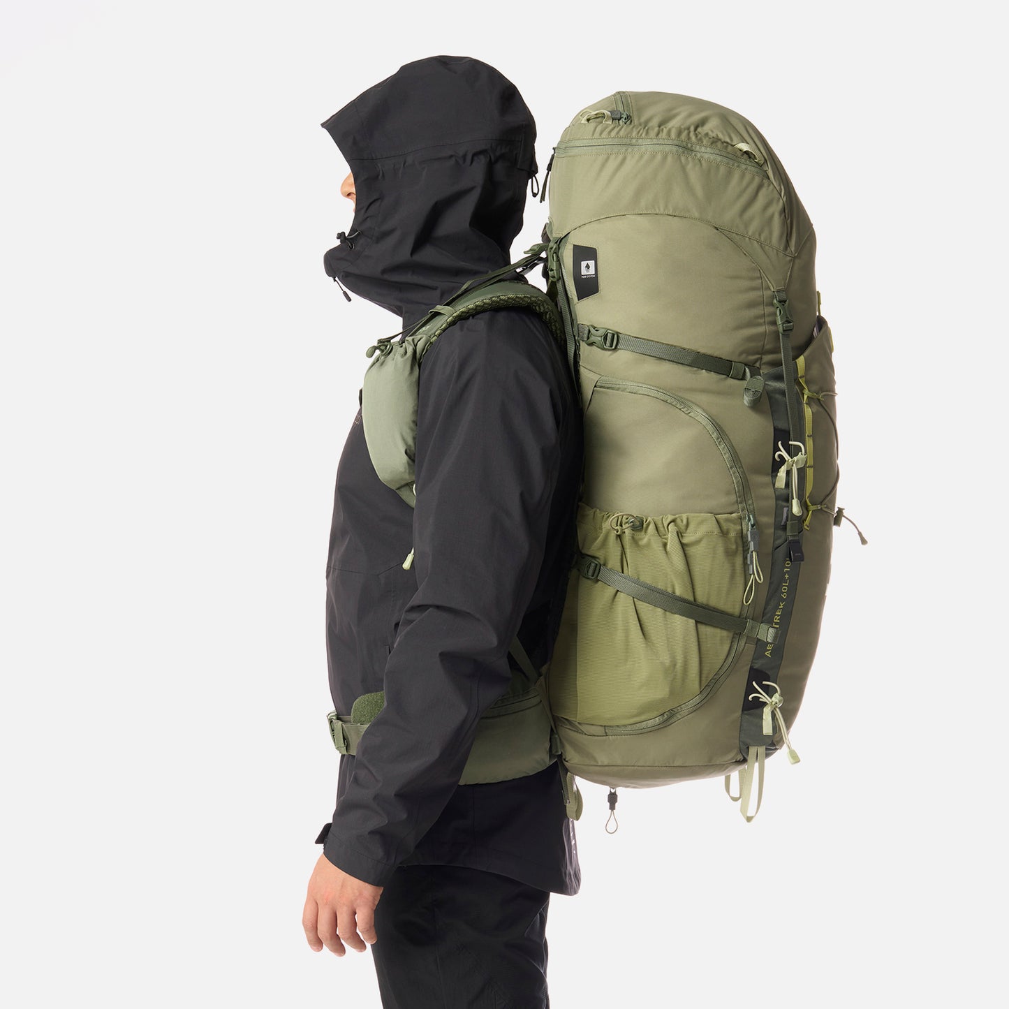 Mochila AeroTrek Backpack 60l Verde Lippi