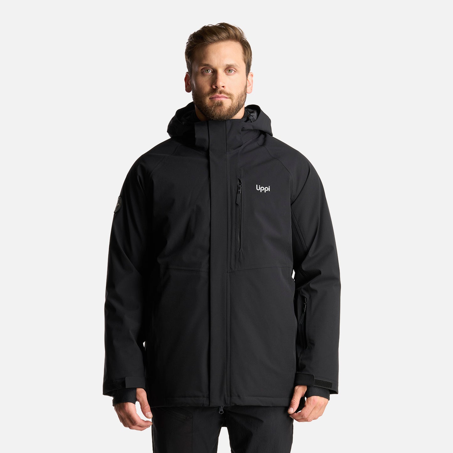 Chaqueta Hombre Andes B-Dry Hoody Jacket Negro Lippi