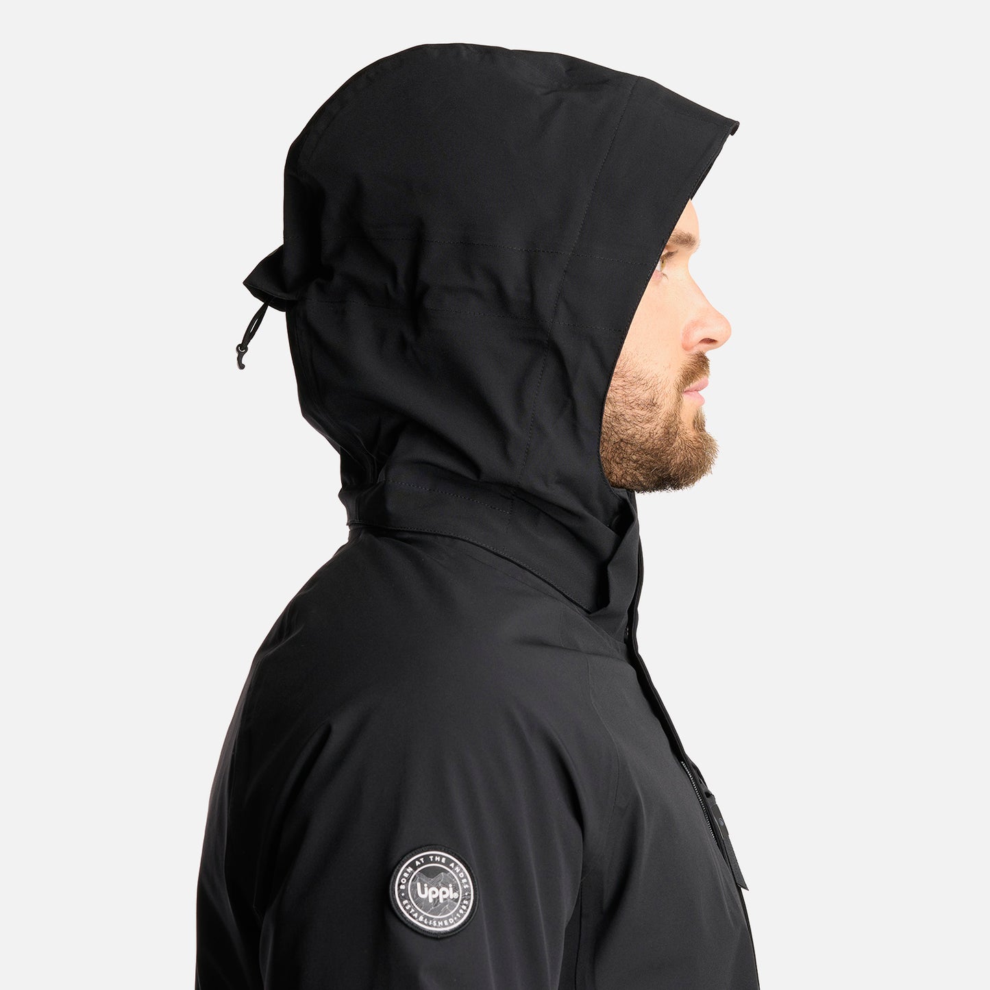 Chaqueta Hombre Andes B-Dry Hoody Jacket Negro Lippi