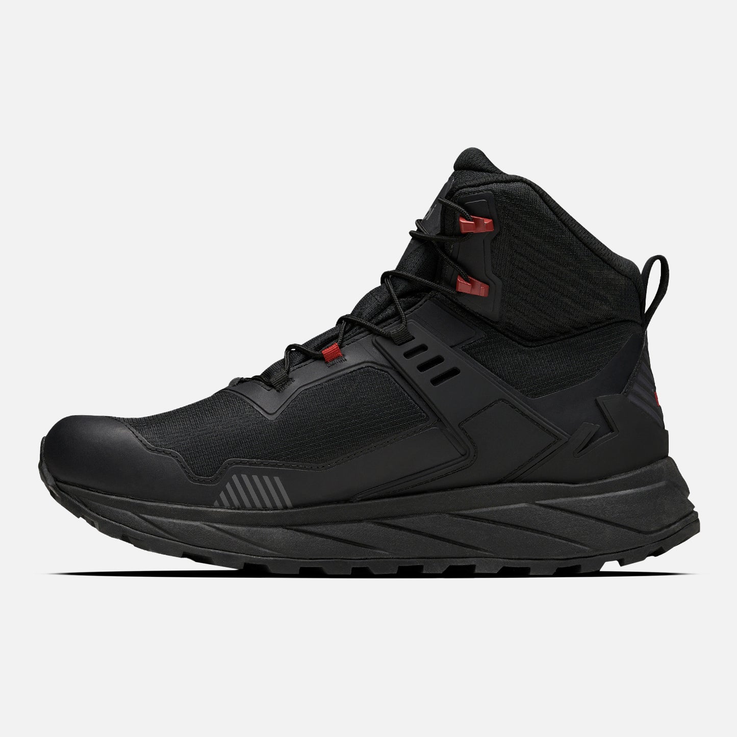 Zapatilla Hombre Atlas Mid Negro / Rojo Lippi