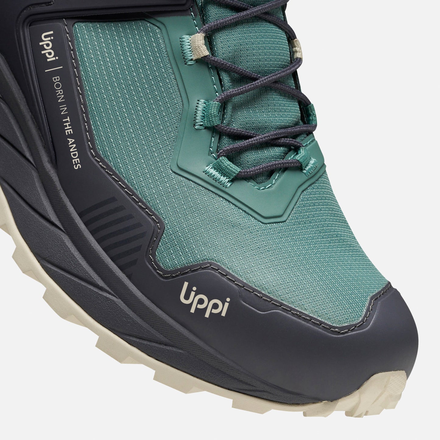 Zapatilla Mujer Atlas Mid Turquesa Oscuro / Crema Lippi