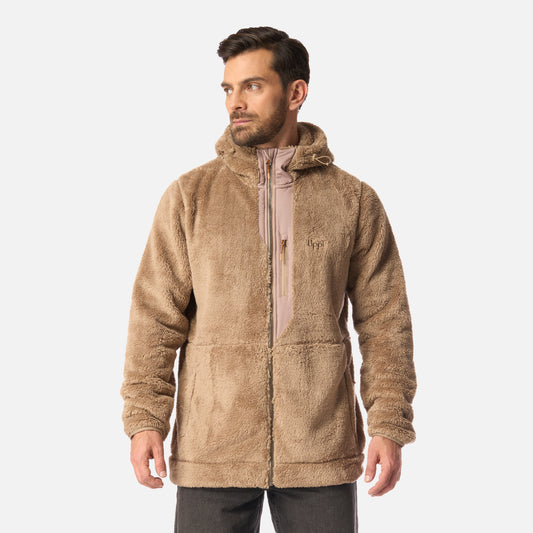 Polar Hombre Bear Shaggy-Pro Hoody Jacket Canela Lippi