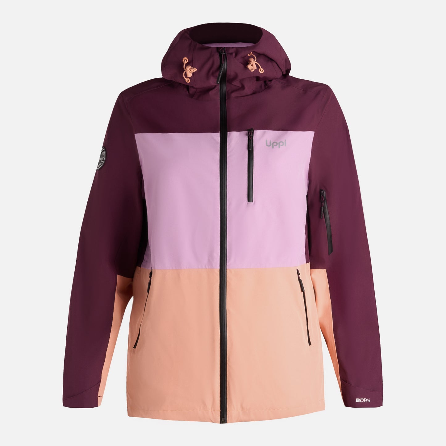 Chaqueta Mujer Sierra Nevada B-Dry Light Hoody Jacket Vino Lippi