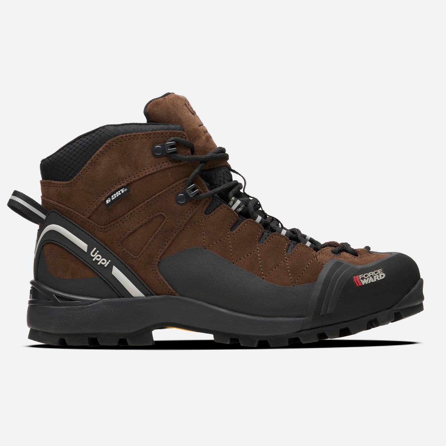 Botín Hombre Bravo Mid Cafe / Negro Lippi