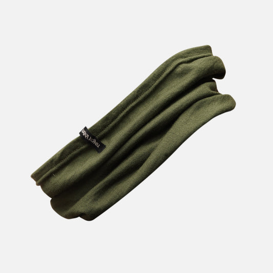Bandana Puelche Merino Wool Verde Militar Haka Honu