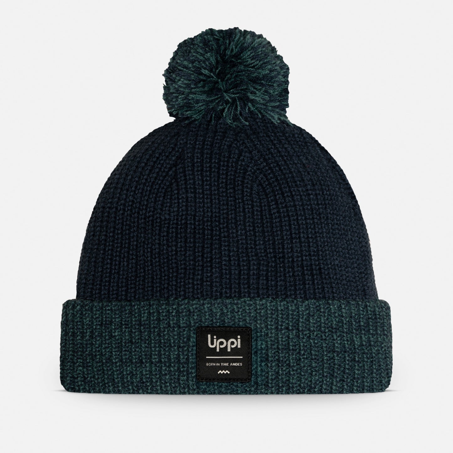Gorro Unisex Fly Line Pom Blend-Pro Beanie Azul Melange Lippi