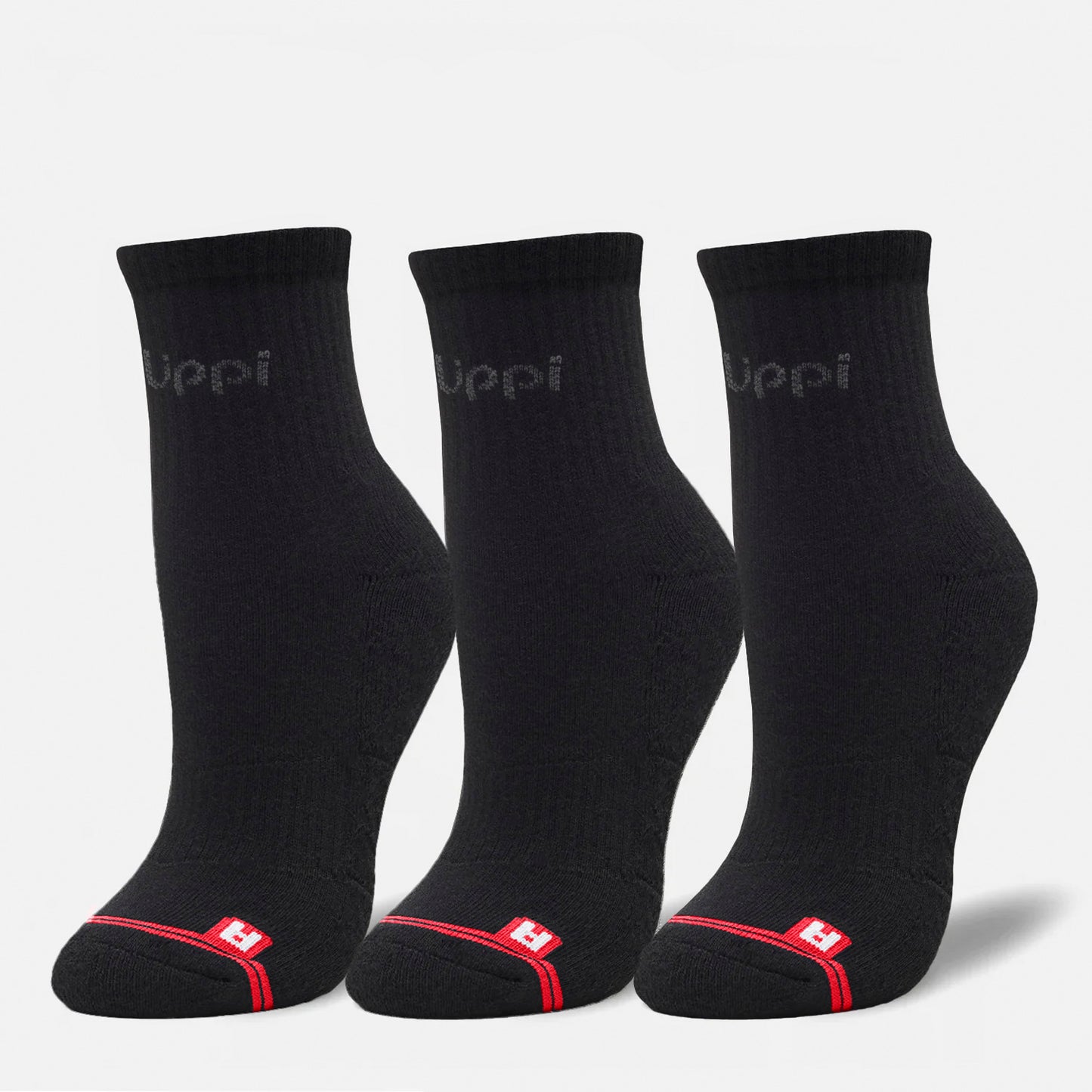 Calcetines Logo Lippi Pack Short Negro Lippi