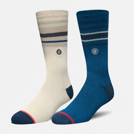 Calcetines Hombre Duo Travel Walk Classic Marfil Azul Piedra Lippi