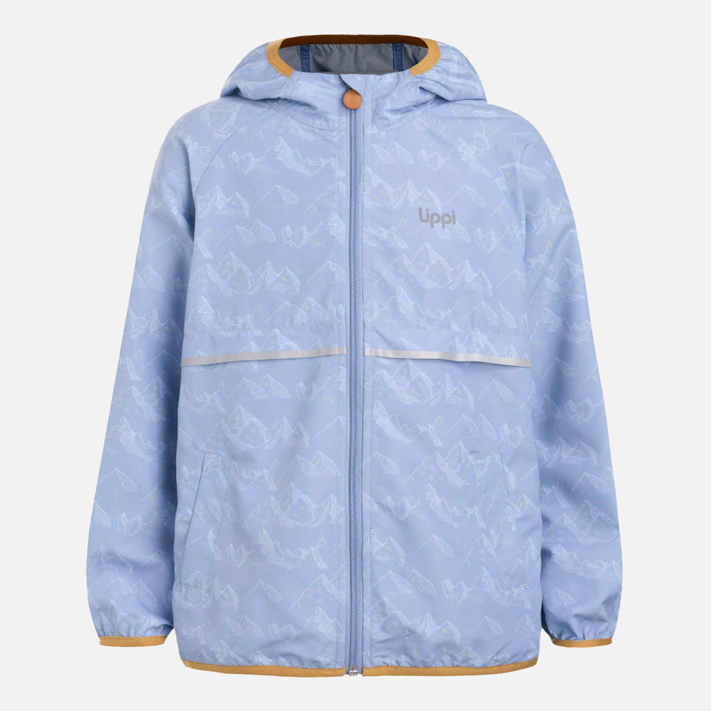 Chaqueta Niño Nightfall Windbreaker Hoody Jacket Print Celeste Lippi