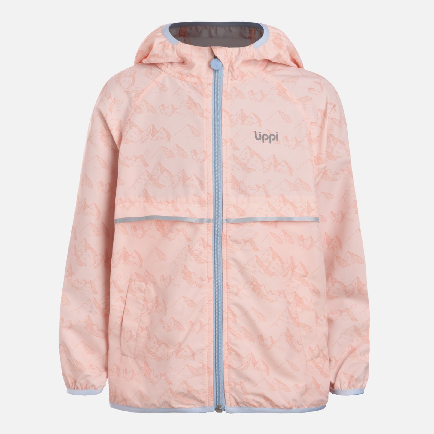 Chaqueta Niña Nightfall Windbreaker Hoody Jacket Print Damasco Lippi