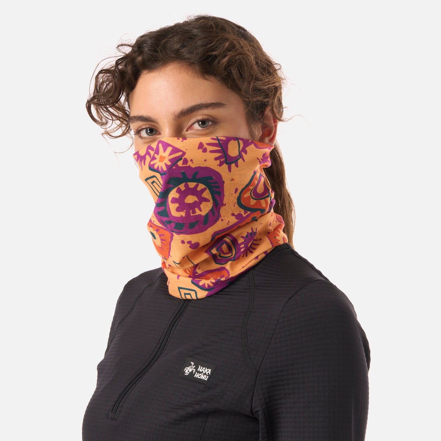 Headex Unisex Arrayan Print Naranja Claro Haka Honu