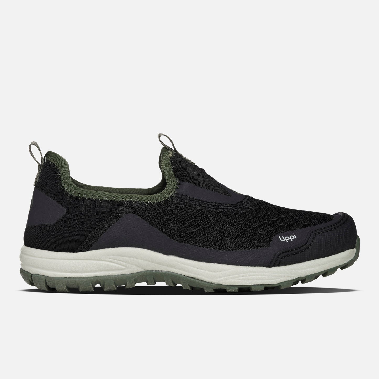 Zapatilla Niño Panal Kids Negro / Verde Lippi