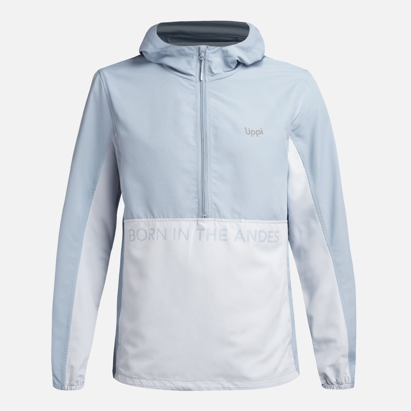 Chaqueta Hombre Nightfall Windbreaker 1/4 Zip Hoody Jacket Azul Piedra Lippi