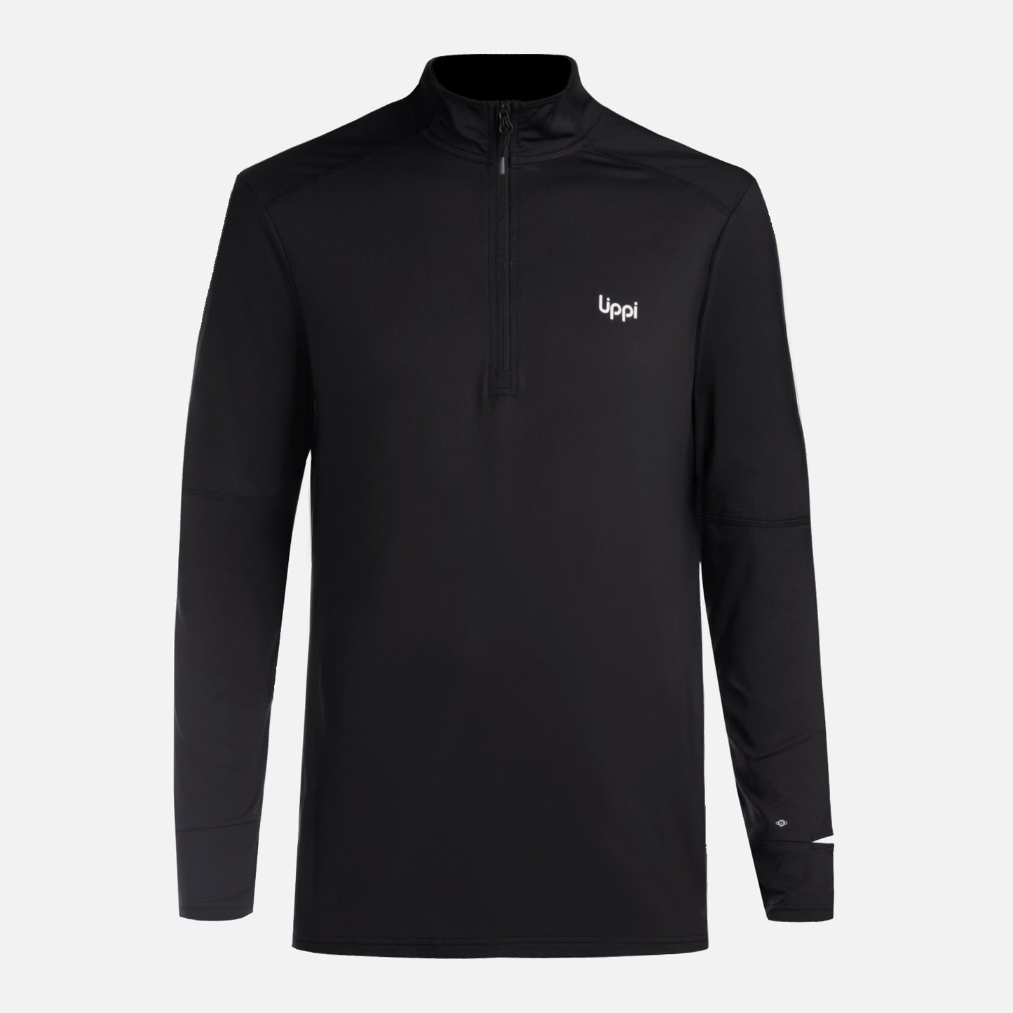 Polerón Hombre Puerto Trucco 1/4 Zip Negro Lippi