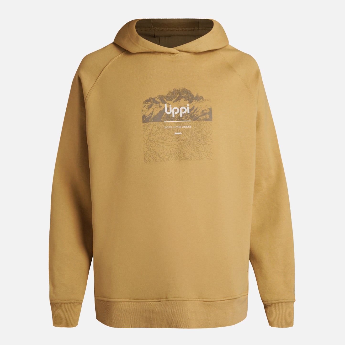 Polerón Hombre Insigne Hoody Sweatshirt Front Print Camel Lippi