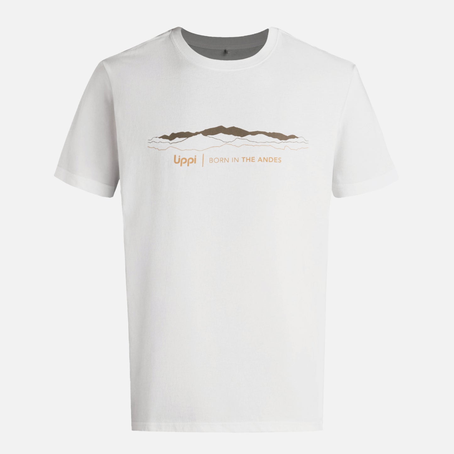 Polera Hombre Logo Lippi Front Print T-Shirt Blanco Lippi