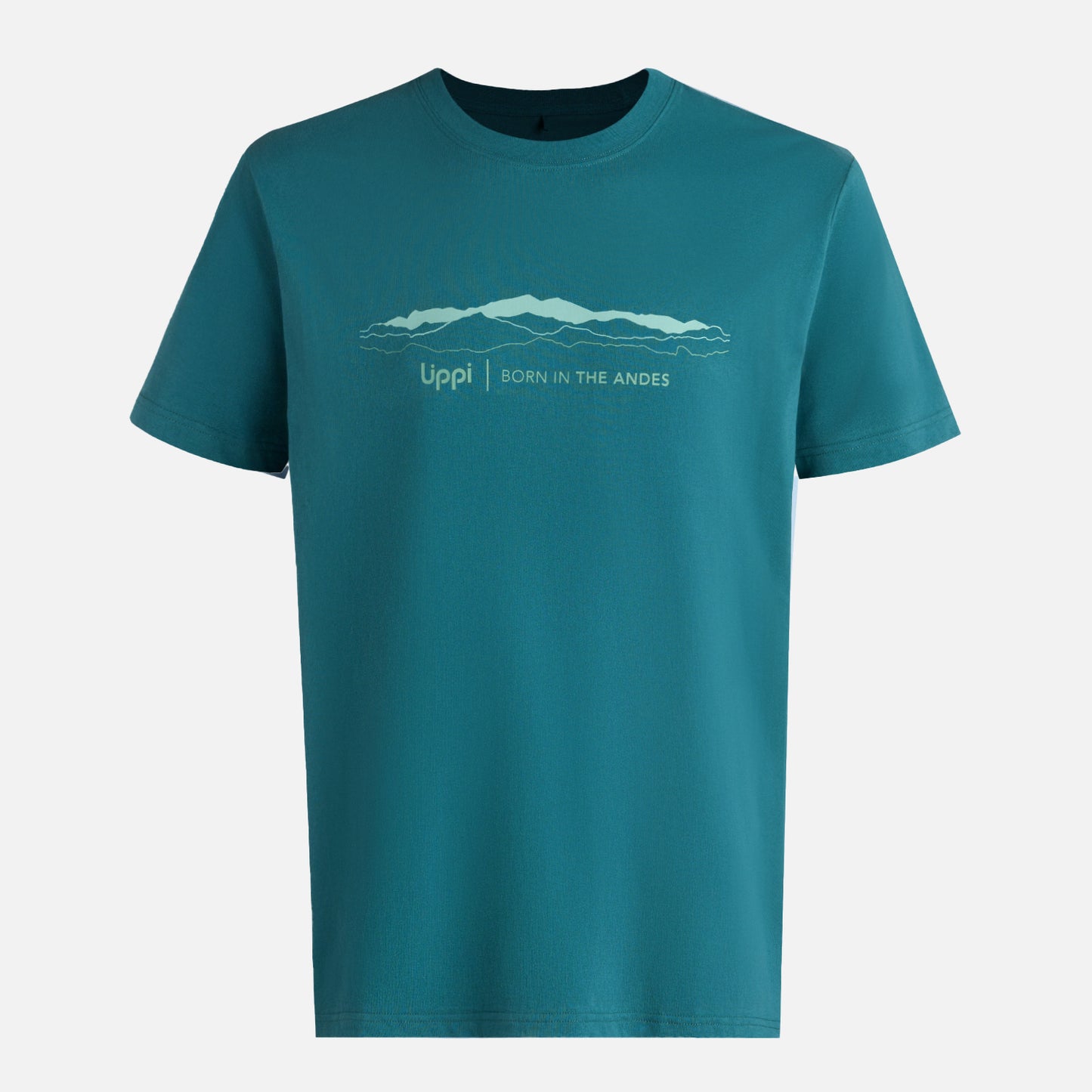 Polera Hombre Logo Lippi Front Print T-Shirt Petroleo Oscuro Lippi