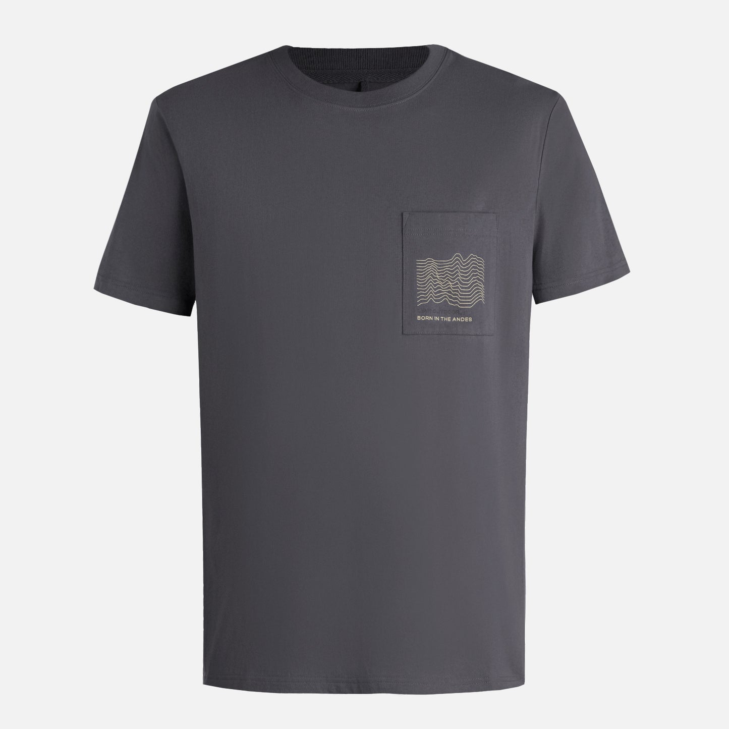 Polera Hombre Ulmo Pocket T-Shirt Grafito Lippi