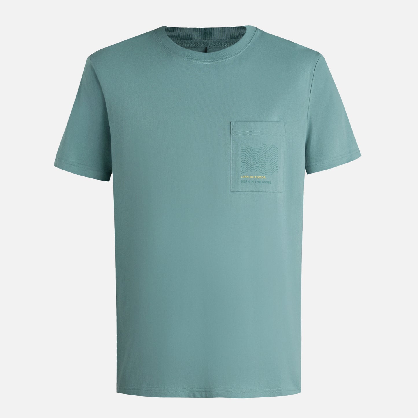 Polera Hombre Ulmo Pocket T-Shirt Turquesa Lippi