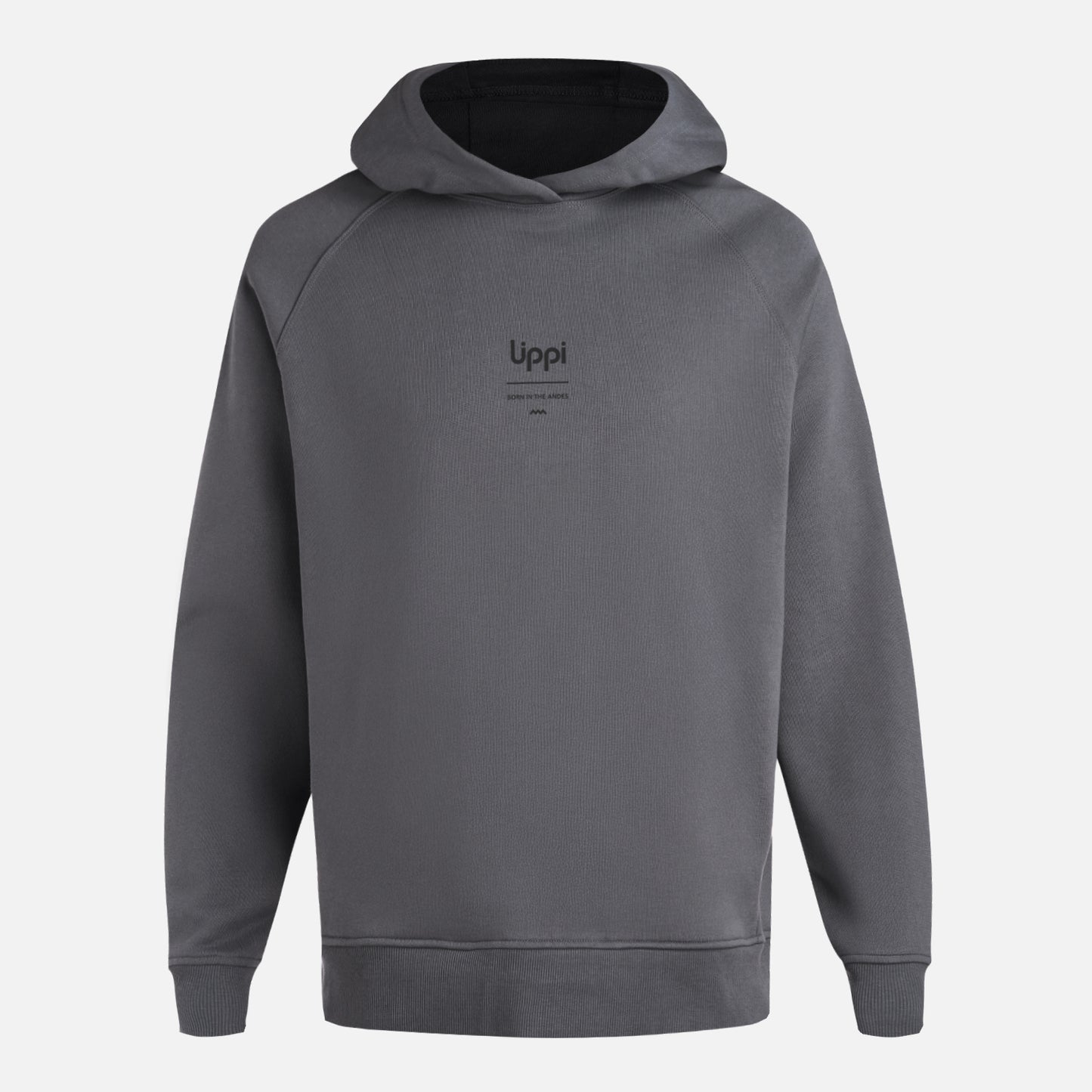 Polerón Hombre Ulmo Hoody Sweatshirt Gris Medio Lippi