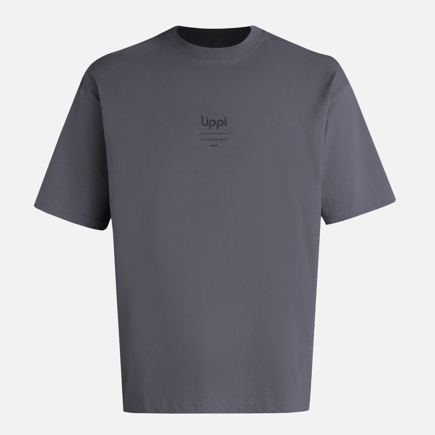 Polera Hombre Endura Cotton T-Shirt Grafito Lippi