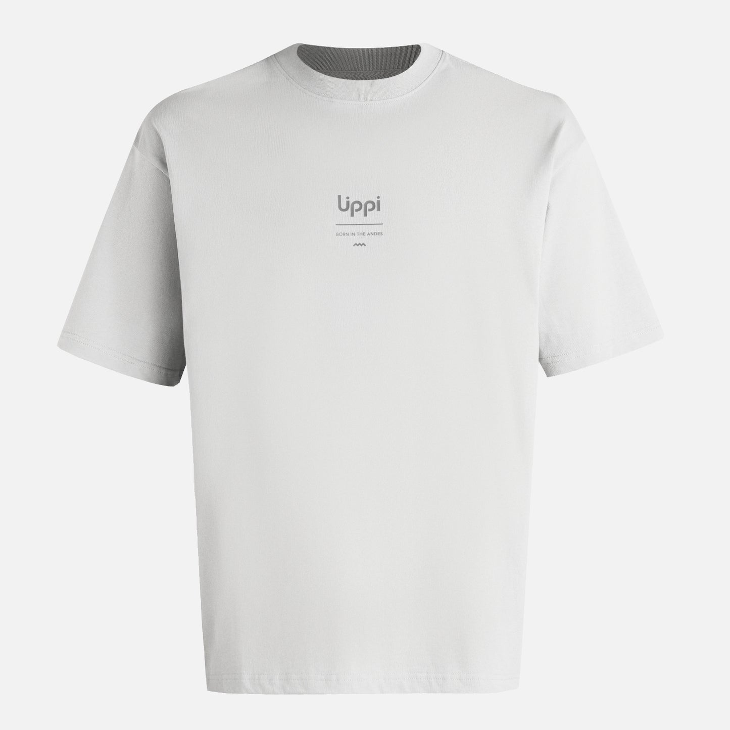 Polera Hombre Endura Cotton T-Shirt Gris Claro Lippi