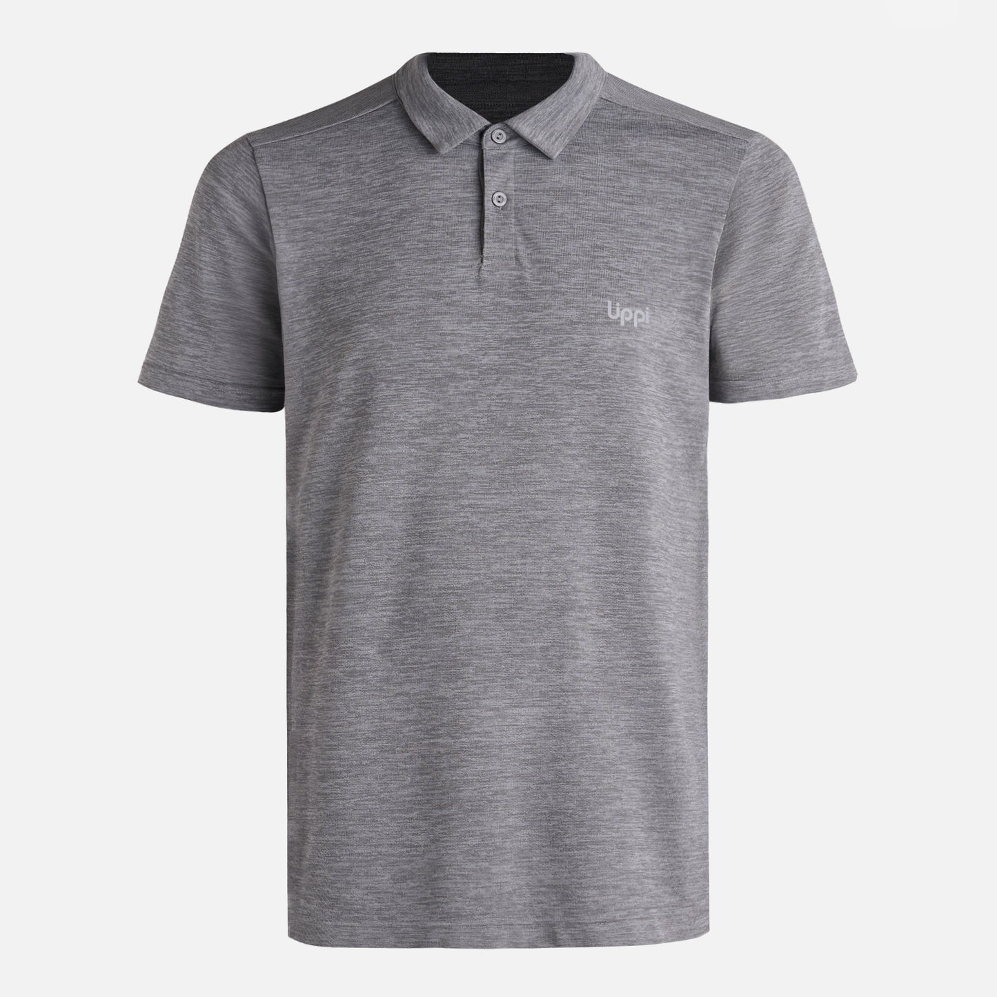 Polera Hombre B-Classic Seamless Polo Gris Melange Lippi