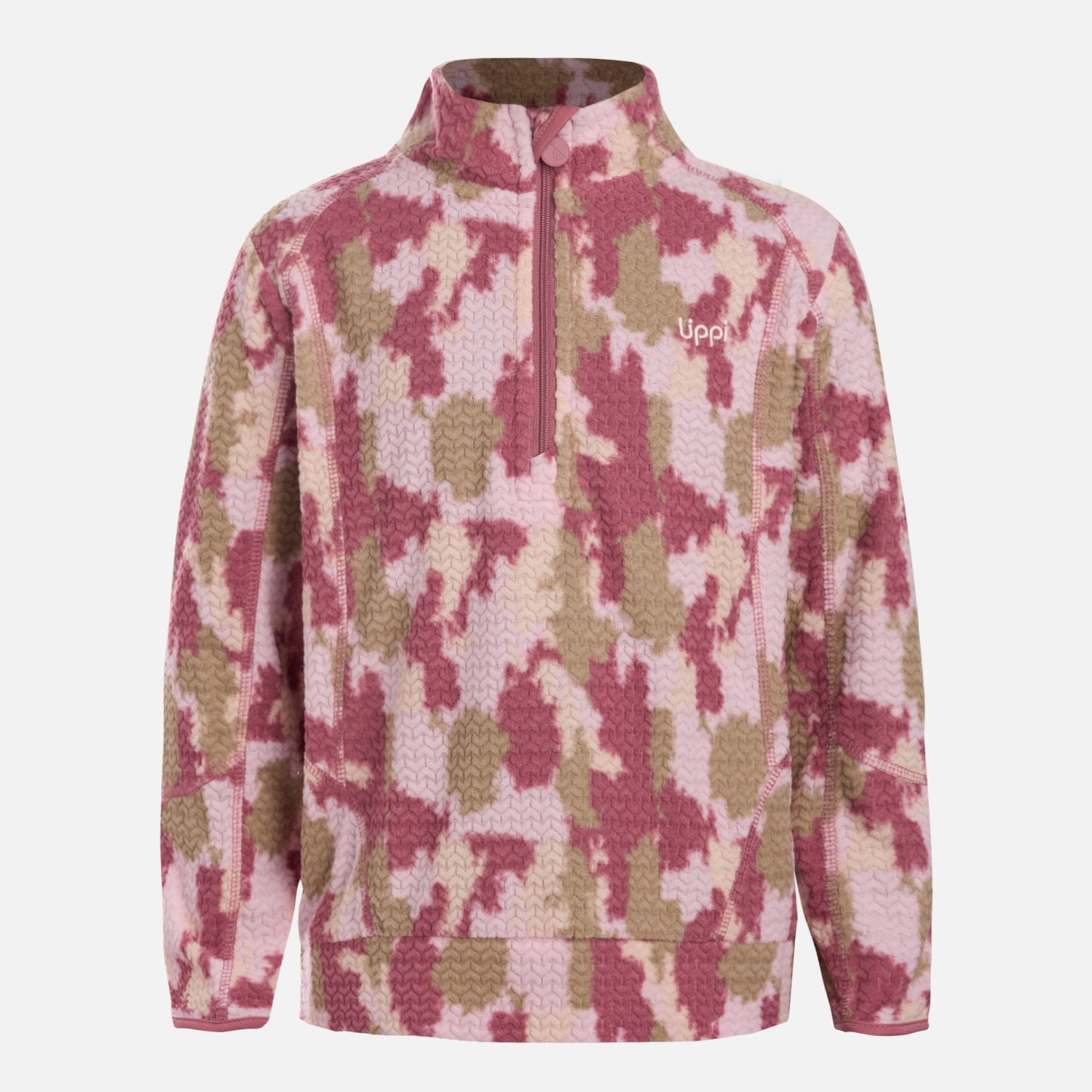 Polerón Niña Saltamontes Nano-F 1/4 Zip Print Damasco Lippi