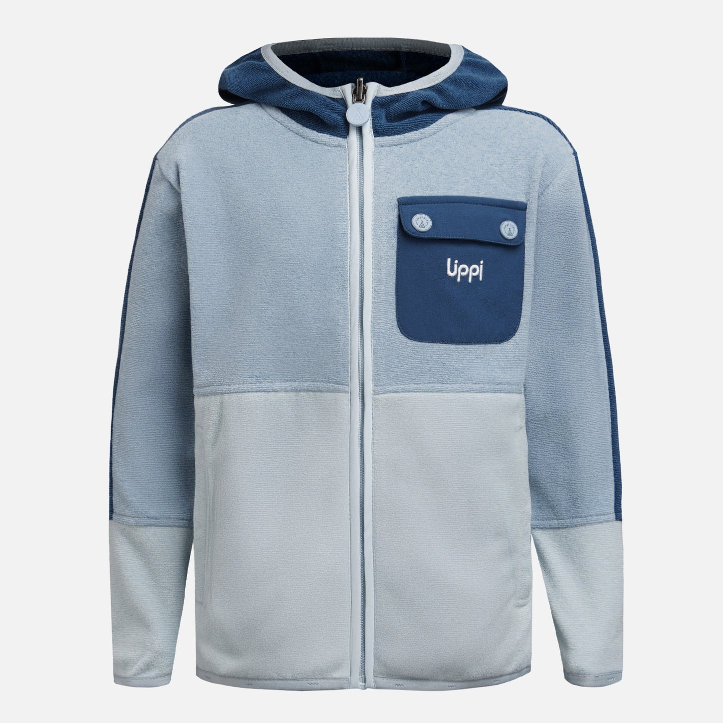 Polar Niño FirePlace Hoody Sweatshirt Azul Piedra Lippi